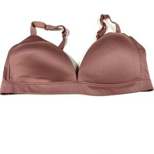 Auden 38C Lightly Lined Wirefree Bra Solid Light Purple No Wire #2494